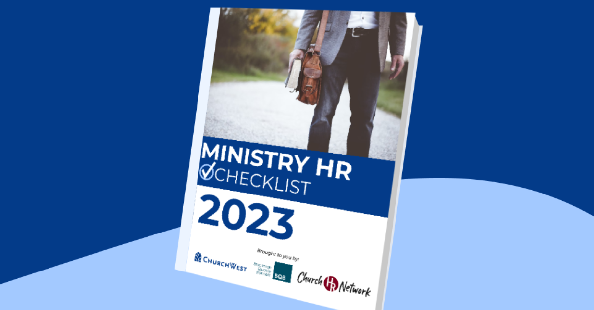 Ministry HR Checklist Banner