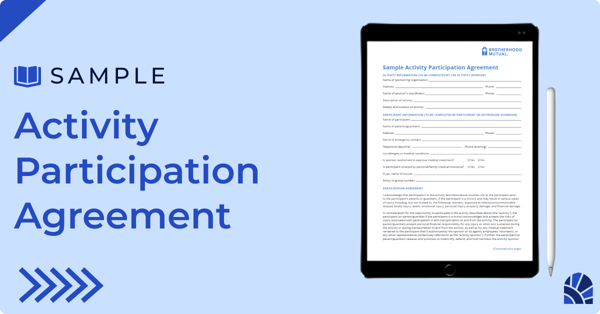 Sample Participation Agreement